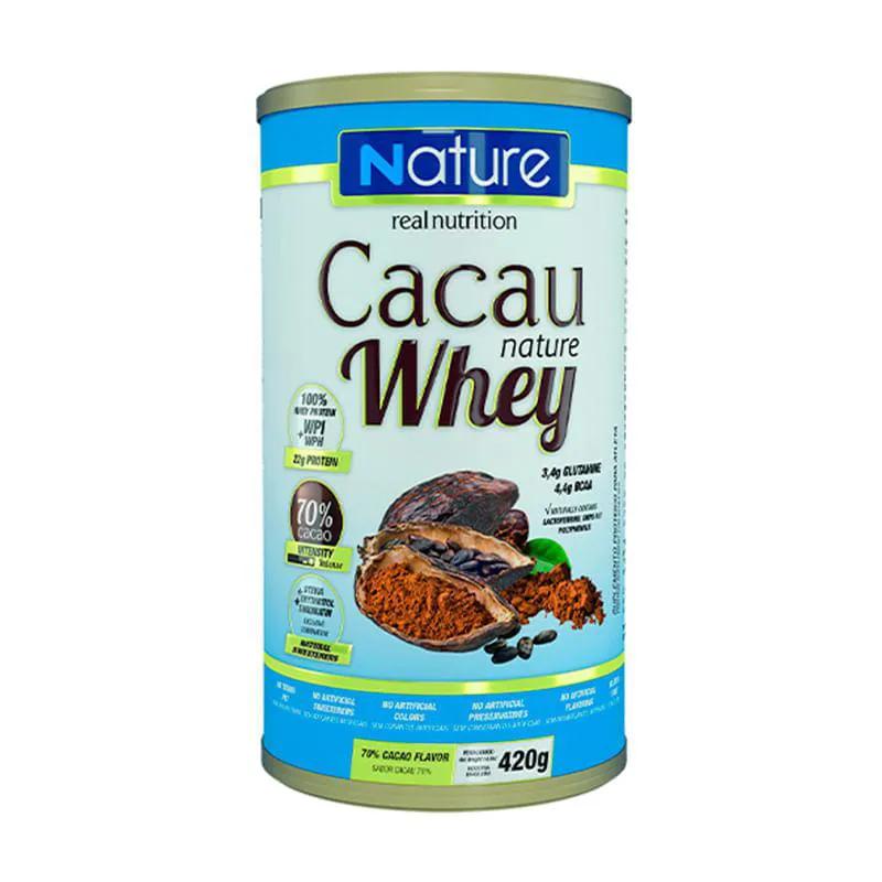 NATURE WHEY 70% CACAU 420G - NUTRATA