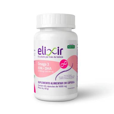 ÔMEGA 3 ELIXIR COM 990MG DE EPA E 660MG DE DHA 1000MG 60CAPS