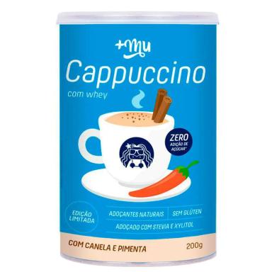 CAPPUCCINO COM WHEY CANELA E PIMENTA MAIS MU 200G