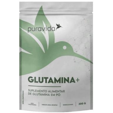 GLUTAMINA PREMIUM VEGANA - 300G / 60 DOSES - PURAVIDA