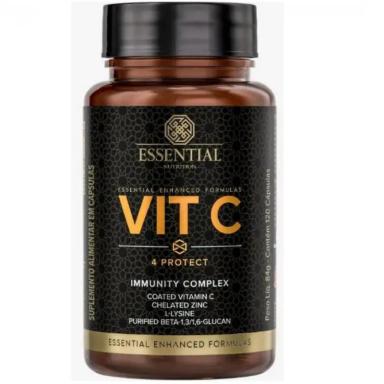 VIT C 4 PROTECT - VITAMINA C - (120 CAPS) - ESSENTIAL NUTRITION