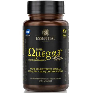 SUPER OMEGA 3 TG (120 CAPS) 500MG - ESSENTIAL NUTRITION