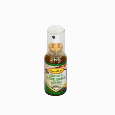 SPRAY DE MEL, PRóPOLIS E MENTA NAPILLUS 30 ML