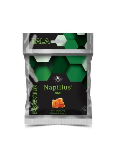 BALA DE PRóPOLIS E MEL NAPILLUS 38 GRAMAS 10 UNIDADES