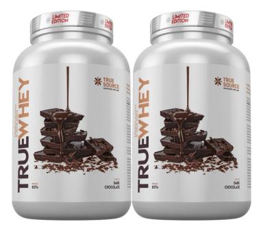 rue Whey Protein Dark Chocolate 2 X 837g True Source