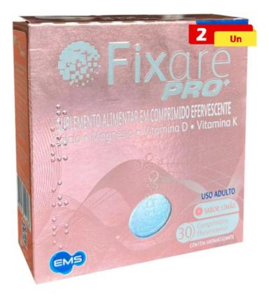 Fixare Pro Mais Sabor Limão 2 X 30 Comprimidos EMS