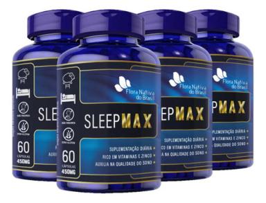 L TRIPTOFANO SLEEP MAX 450MG 4 X 60 CAPSULAS - FLORA NATIVA