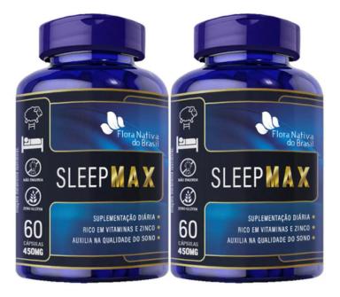 L TRIPTOFANO SLEEP MAX 450MG 2 X 60 CAPSULAS - FLORA NATIVA