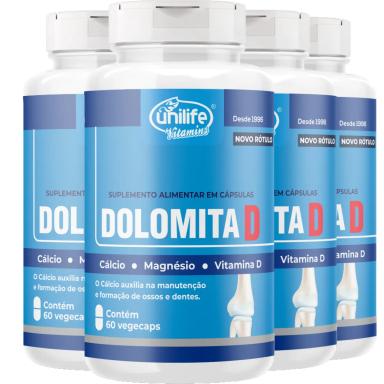 KIT 4 DOLOMITA D 950MG C/120 - UNILIFE