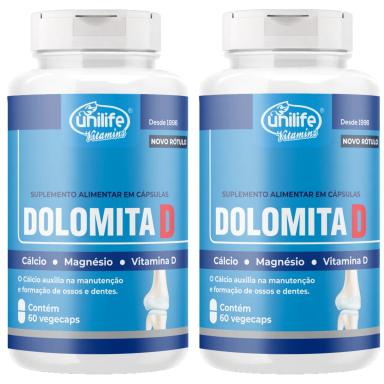 KIT 2 DOLOMITA D 950MG C/120 - UNILIFE
