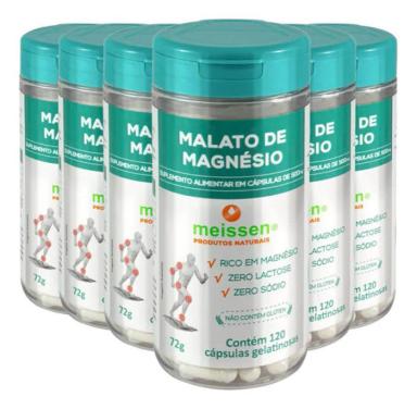 MALATO DE MAGNéSIO 6 X 120 CáPSULAS - MEISSEN