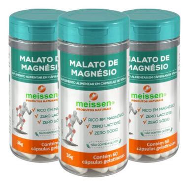 MALATO DE MAGNéSIO 60 CáPSULAS - MEISSEN