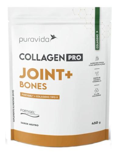 COLLAGEN PRO JOINT E BONES 450G PURAVIDA