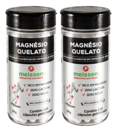 MAGNéSIO QUELATO 2 X 120 CáPSULAS - MEISSEN