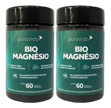 BIO MAGNéSIO 2 X 60 CáPSULAS PURAVIDA