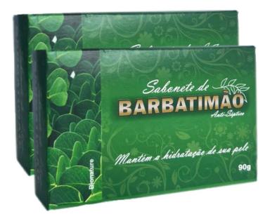 SABONETE DE BARBATIMãO 2 X 110G BIONATURE