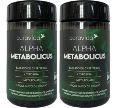 ALPHA METABOLICUS 2 X 60 CáPSULAS PURAVIDA