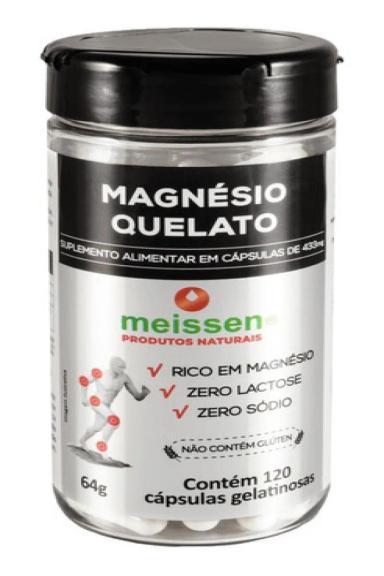 MAGNéSIO QUELATO 120 CáPSULAS - MEISSEN