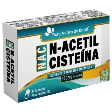 NAC ACETILCISTEINA 700MG 30 CÁPSULAS - FLORA NATIVA