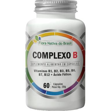 COMPLEXO B 500MG 60 CÁPSULAS - FLORA NATIVA