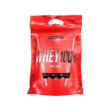 WHEY 100% 1.8KG  MORANGO - INTEGRAMEDICA