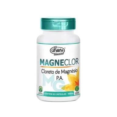 MAGNESIO CLORETO DE MAGNESIO PA MAGNECOLOR 60 CAPS  - UNILIFE