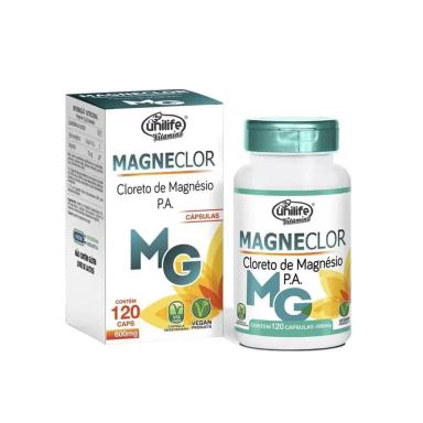 MAGNESIO CLORETO DE MAGNESIO PA MAGNECOLOR 120 CAPS  - UNILIFE