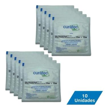 KIT CURATEC HIDROCOLOIDE STANDARD 10X10 COM 10UNIDADES