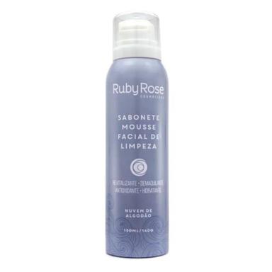 RUBY ROSE SABONETE MOUSSE FACIAL DE LIMPEZA 150ML Nuvem DE Algodão
