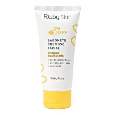 RUBY ROSE SABONETE CREMOSO FACIAL ON-OFF 100ML HB327