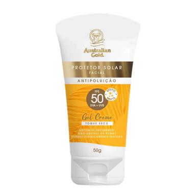 AUSTRALIAN GOLD PROTETOR SOLAR FACIAL TOQUE SECO FPS50 50G