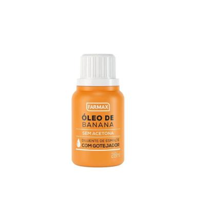 FARMAX DILUENTE REGENERADOR DE ESMALTE OLEO DE BANANA 28ML