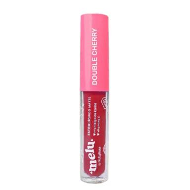 BATOM LíQUIDO MATTE LEVE E CONFORTAVEL MELU RUBY ROSE Double Cherry