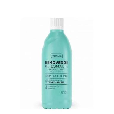 REMOVEDOR DE ESMALTE FARMAX 500ML SEM ACETONA ARGAN