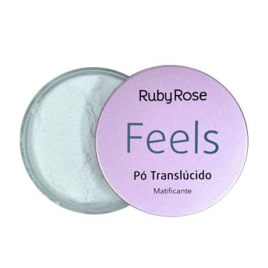 RUBY ROSE FEELS Pó TRANSLúCIDO MATIFICANTE SUAVE HB7224 8.5G