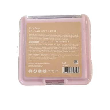 Pó COMPACTO RUBY ROSE TEXTURA FINA COBERTURA LEVE HB-858 - xpto