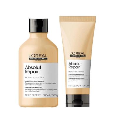 KIT L'ORéAL GOLD QUINOA - SHAMPOO E CONDICIONADOR