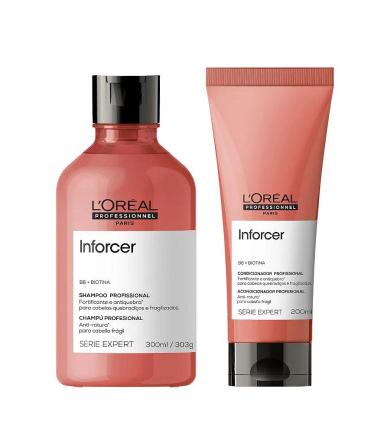 KIT L'ORéAL INFORCER- SHAMPOO E CONDICIONADOR