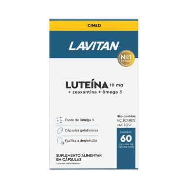 LUTEíNA + ZEAXANTINA + ÔMEGA 3 LAVITAN 60 COMPRIMIDOS CIMED