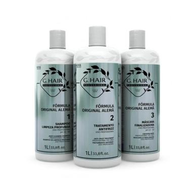 KIT PROGRESSIVA G HAIR ESCOVA ALEMã C/3 – 1000ML