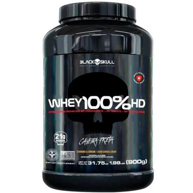 WHEY 100% HD - 900G - COOKIES E CREAM - BLACK SKULL