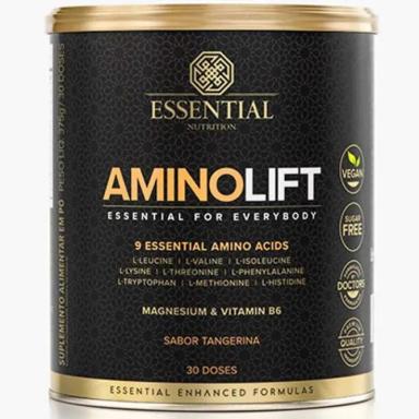 AMINOLIFT TANGERINA - AMINOáCIDOS ESSENCIAIS - 375G - ESSENTIAL NUTRITION