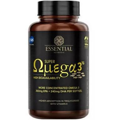 SUPER OMEGA 3 TG 1000MG - 180 CAPSULAS - ESSENTIAL NUTRITION