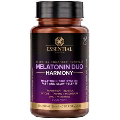 MELATONIN DUO HARMONY - 120 CAPSULAS - ESSENTIAL NUTRITION
