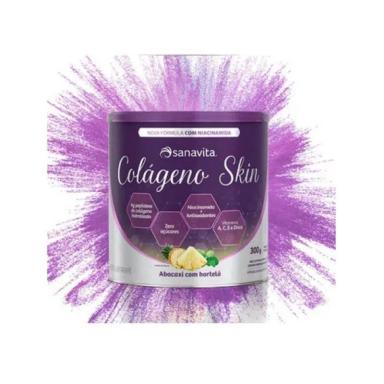 COLAGENO SKIN 300G - SANAVITA ABACAXI C/HORTELã