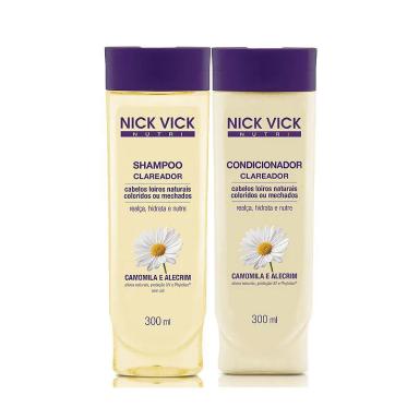 NICK VICK NUTRI CLAREADOR SHAMPOO E CONDICIONADOR