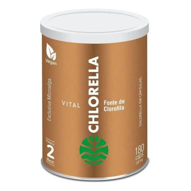 CHLORELLA ORGANICA PREMIUM BEM ESTAR E IMUNIDADE 180CAPS