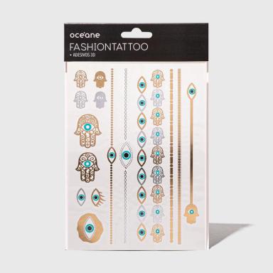 Tatuagem Temporária - Fashion Tattoo Ft7 Sim