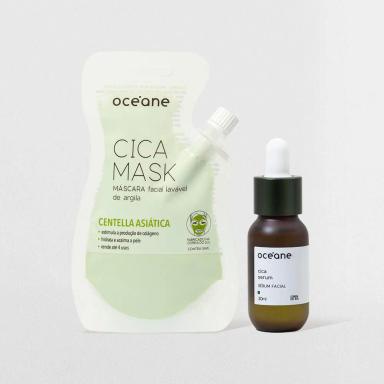 Kit Sérum Facial de Cica + Máscara Facial de Cica (2 Produtos) Não