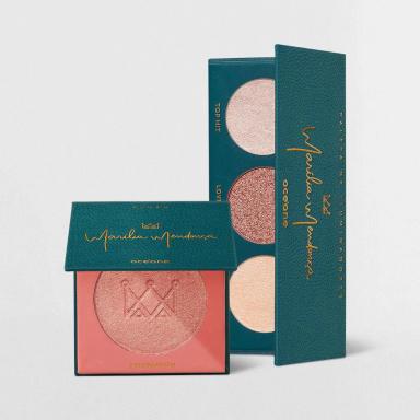 KIT PALETA DE ILUMINADORES + BLUSH MARíLIA MENDONçA BY OCéANE (2 PRODUTOS) - xpto